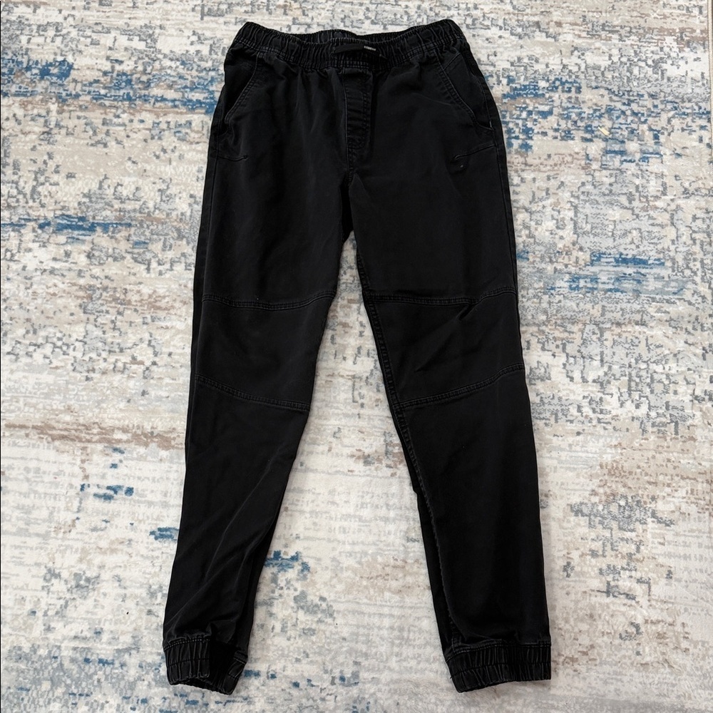 Boys Black Jogger Pants
